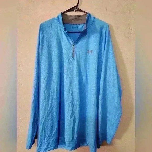 Under Armour Tech 2.0 Half-Zip Top blue size 2XL - Picture 1 of 3